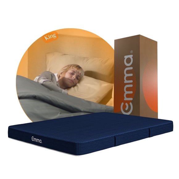 Colchón Emma Duo | King 200x190 cm - Espuma HRX con Firmeza personalizable - Colchón en caja - Tecnología Alemana