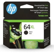 Original N9J92AN 64XL Black High-yield Ink Cartridge for with ENVY Inspire 7950e ENVY Photo 6200, 7100, 7800 Tango Series Printers