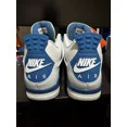 thumbnail image 3 of Ni - ke Ni - ke Air Jordan 4 Retro Military Blue Men Size 14 -Pre Owned Slightly Worn, 3 of 5