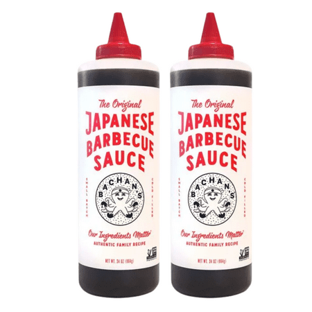 Bachan's The Original Japanese Barbecue Sauce, 34 Ounces, Non GMO, No Preservatives and BPA Free, Condiment for Wings Chicken Beef Pork Seafood Noodle Recipes and Authentic Japanese Dish 2 Count
