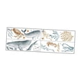 thumbnail image 2 of Pegatina de pared de ballenas bajo el mar, decoración de pared extraíble, calcomanía de y peces oceánicos para dormitorio infantil,, 2 of 7