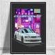 thumbnail image 4 of JDM F1 póster de decoración de coche, arte de pared GTR Mini Neon Vaporwave outun Home Motorsport, decoración de sala de carreras, carteles de lienzo estéticos, 4 of 4