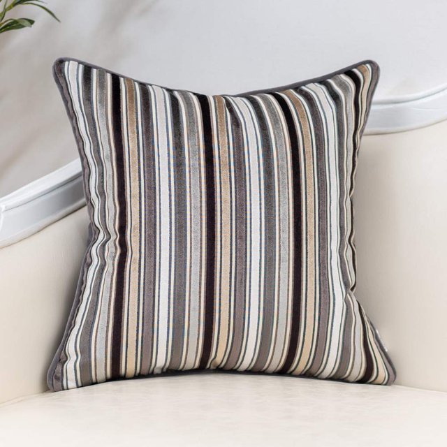 Funda de almohada decorativa Yangest Velvet Stripe 45x45 cm