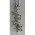 thumbnail image 3 of 18k White Gold Kite Cut Diamond Invisible Setting 5 Stars Pendant (0.86 Ct, G Color, vs Clarity), 3 of 3