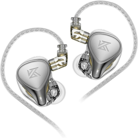 ZEX Pro Triple Hybrid Driver HiFi in Ear Earphone KZ ZEXPro IEMs Earbuds with Detachable 0.75mm 2Pin