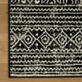 thumbnail image 4 of BNM Formal Geometric Border Indoor Area Rug, 4'x6', Black, 4 of 6