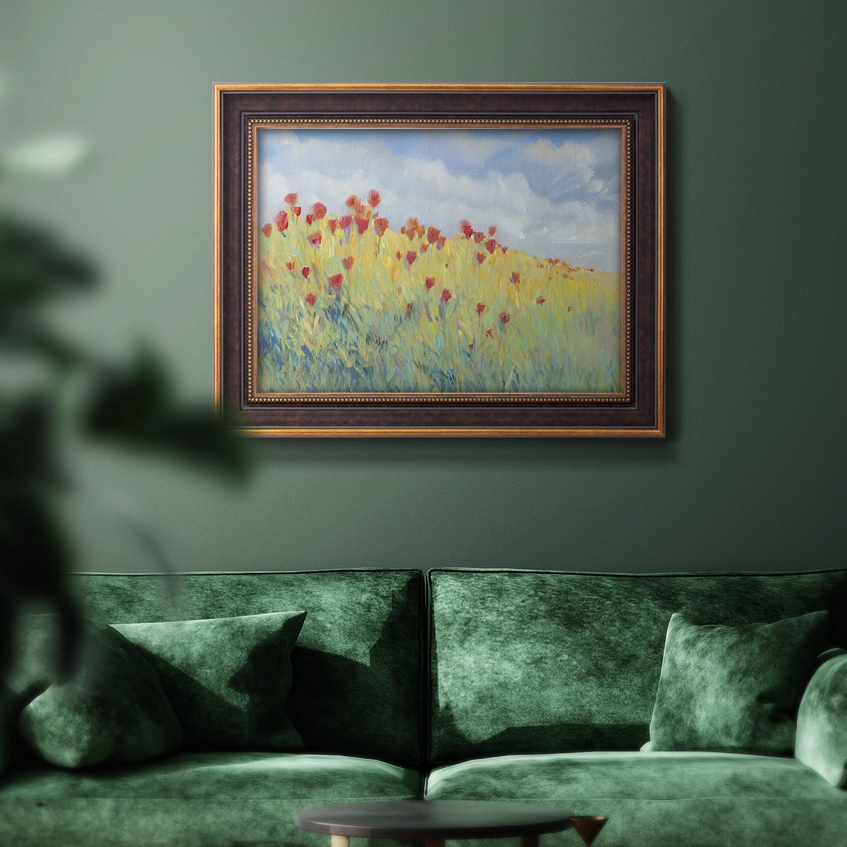 Summer Breeze Meadow I Premium Framed Canvas- Ready to Hang