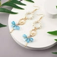 thumbnail image 4 of U8MO 20pc Ballerina Alloy Metal Big Pendants Cute Dangle Charms Hang Ornament 59~60mm-Deep Sky Blue, 4 of 4