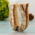 thumbnail image 1 of Elodie Handcraved Wooden Letters Door Numbers Alphabet Letter Floating Adress Name U, 1 of 8
