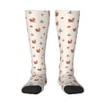 thumbnail image 2 of Picia Women Crew Soft Moisture-wicking Socks Cute Squirrel Pattern Design Cotton Socks, One Size fit All, 2 of 9
