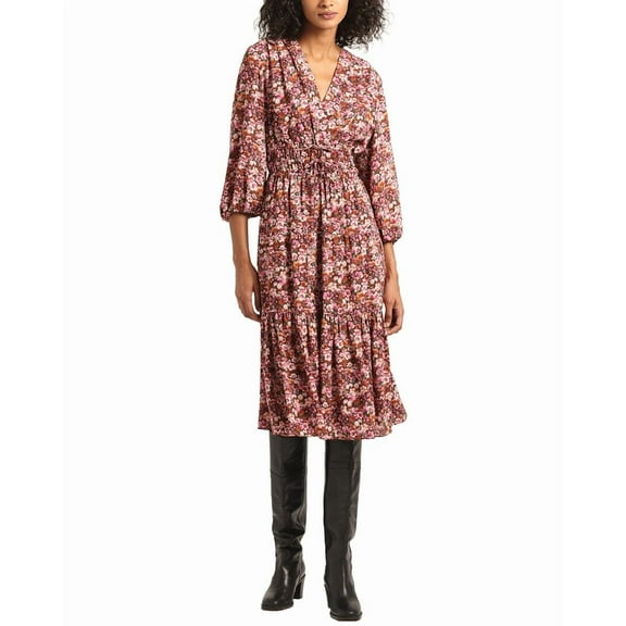 Derek Lam 10 Crosby womens Red Elsa A-Line Dress, 0, Red