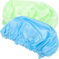 thumbnail image 2 of MasteelfCA 2Pcs Bathing Caps Satin Bonnets Hair Bonnets for Sleeping Comfortable Shower Hats Bath Caps, 2 of 7