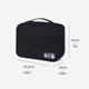 thumbnail image 2 of Multifunctional Electronics Bag Waterproof Portable Cable Bag for Tablet, External Hard Drive, Charger, Cables, Stuff, Adapters, Memory Cards, 2 Layer USB Cables, 2 of 5