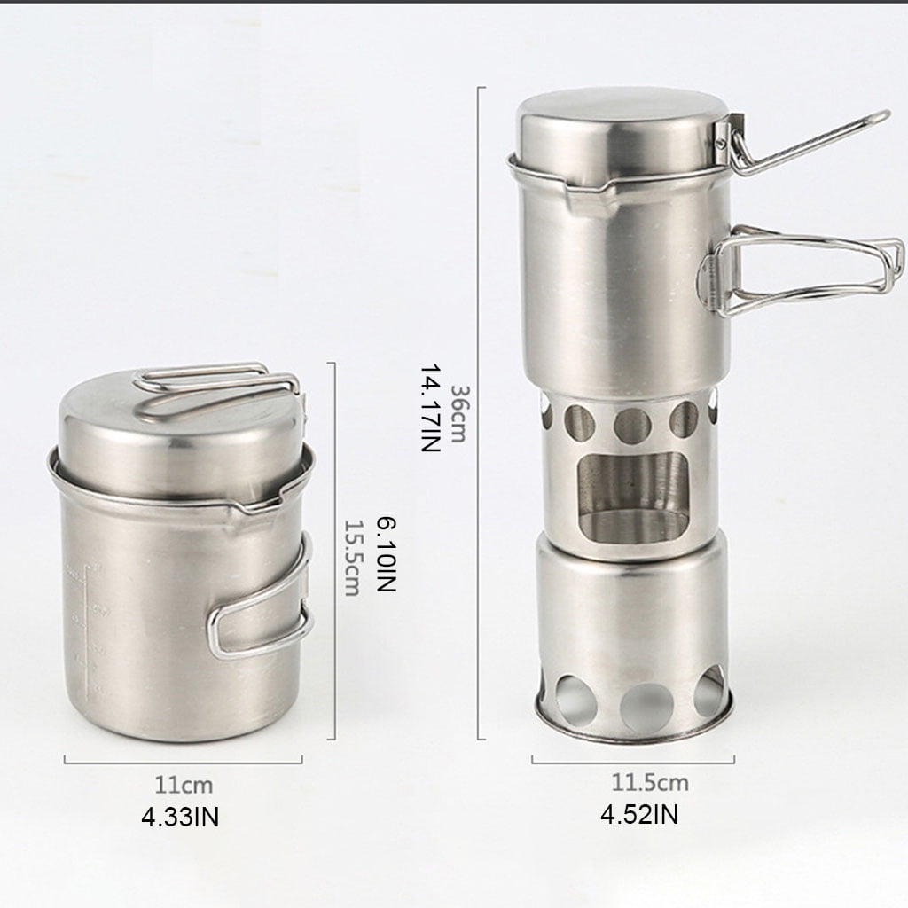 Portable Camping Folding Windproof Stove Outdoor Barbecue Cookware Hotplate