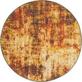 thumbnail image 2 of Unique Loom Outdoor Coastal Collection Area Rug - Okyanus (7' 1" Round Multi/Orange), 2 of 9