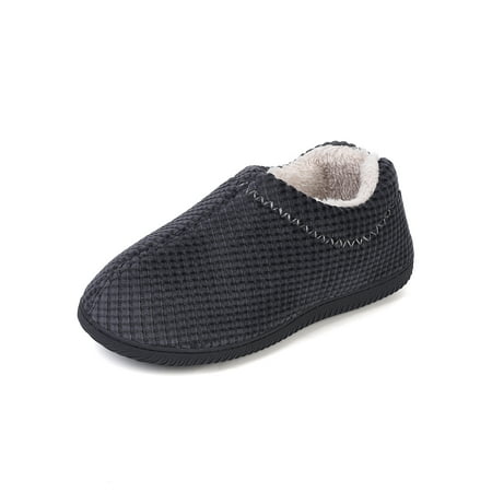 

Women s Plush Lining Warm Shoes Anti-Skid Rubber Sole Fleece Memory Foam Shoes