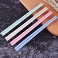 thumbnail image 1 of 3 In 1 Spoon Fork Chopsticks Set Organizer set 3 Box Plastic Tableware Wheat Dissolvabitity Dinnerwear, 1 of 8