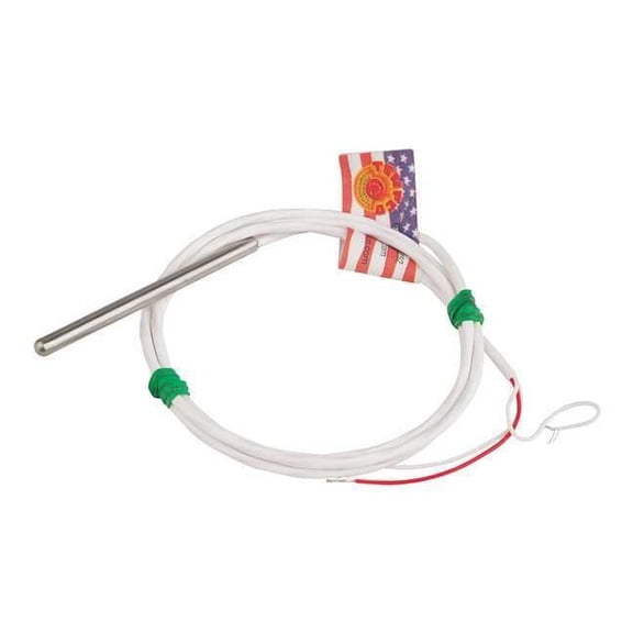 Tempco RTD Probe,1000 Ohms,Length 6 In,900 F RTD00577