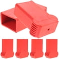 thumbnail image 1 of Miangastore Échelles en Caoutchouc Rouges 6 Pcs 9.5x7cm, 1 of 8