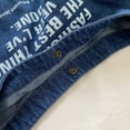 thumbnail image 3 of Bolsa De Mensajero Bolso de hombro de moda para mujer Bolso de mensajero de tendencia de mezclilla versátil (azul oscuro) Sywqhk Para Estrenar, 3 of 8