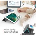thumbnail image 3 of MoKo Case Fit 2018/2017 iPad 9.7 6th/5th Generation - Ultra Slim Lightweight Smart-Shell Stand Cover with Translucent, 3 of 4