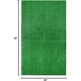 thumbnail image 3 of Artificial Grass 3 Ft. X 5 Ft. Large Indoor/Outdoor Area Rug Green -Lush Green, Durable, and Low-Maintenance for Patios, Lawns, and More, 3 of 7