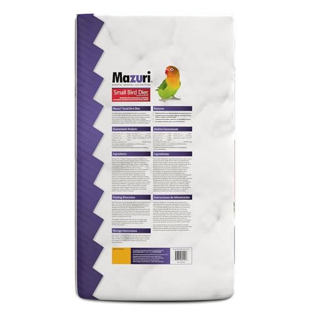 Mazuri | Small Bird Breeder Food | 25 Pound (25 lb.) Bag