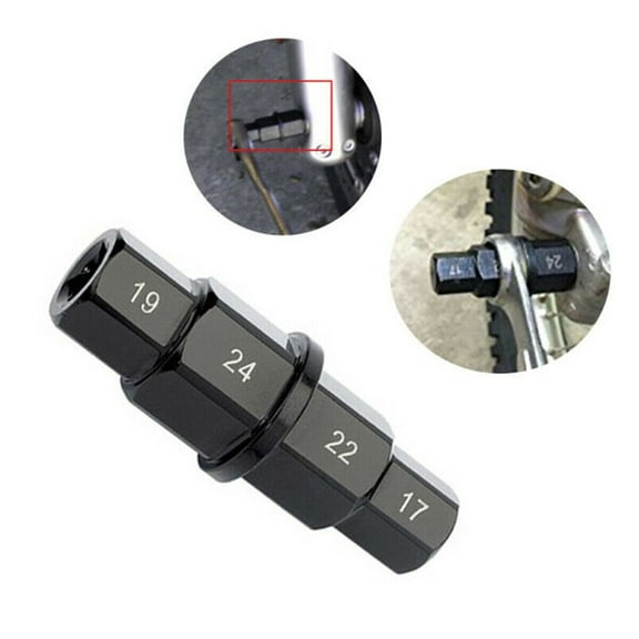 Motorcycle Front Rear Wheel Axle Hex Spindle Driver Removal Tool 17 19 22 24mm