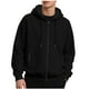 thumbnail image 2 of pstuiky camisa de manga larga para hombre, Sudadera con capucha y bolsillo de manga larga con cremallera y color liso para hombre camisetas de hombre l, 2 of 9
