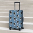 thumbnail image 4 of Cauagu Cute Cartoon Astronaut Print Travel Luggage Cover,Travel Dust-proof Suitcase Cover Softside Suitcase Protector for 18-32inch,Not Included Suitcase, 4 of 8