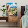 thumbnail image 5 of Mountain Path Landscape Canvas Wall Art/Decorative Painting，Suitable for Living Room，Bedroom，Office，Hotel，and Restaurant Decoration., 5 of 8