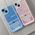 thumbnail image 2 of Funda De Teléfono Creativa Para iPhone 14 13 12 11 Pro Max X XS XR Transparente Acrílico Cubierta Trasera Patrón De Teclado, 2 of 3