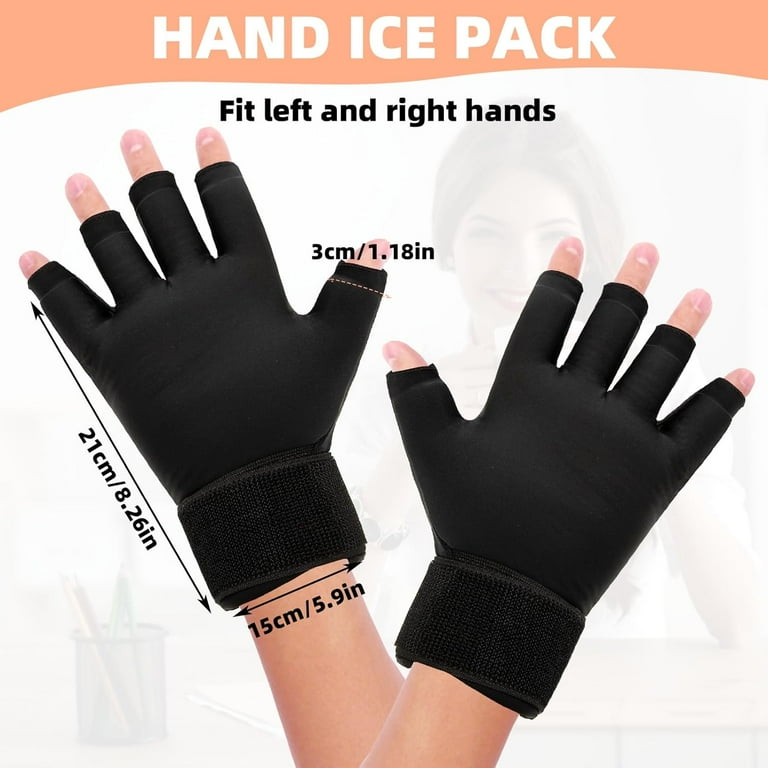 Finger Arthritis Compression Hand Ice Pack Gloves for Pain Relief