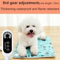 thumbnail image 2 of Manta eléctrica para mascotas, almohadilla de calefacción eléctrica impermeable y resistente a las mordeduras, almohadilla caliente a prueba de arañazos y fugas para perros y gatos, 2 of 4