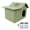 Green, variant on Foldable Waterproof Outdoor Cat House Weatherproof Outside Feral Cat Shelter Triangle Roof Pet Cave Gray 16 x 14 in / 41 x 35 cm