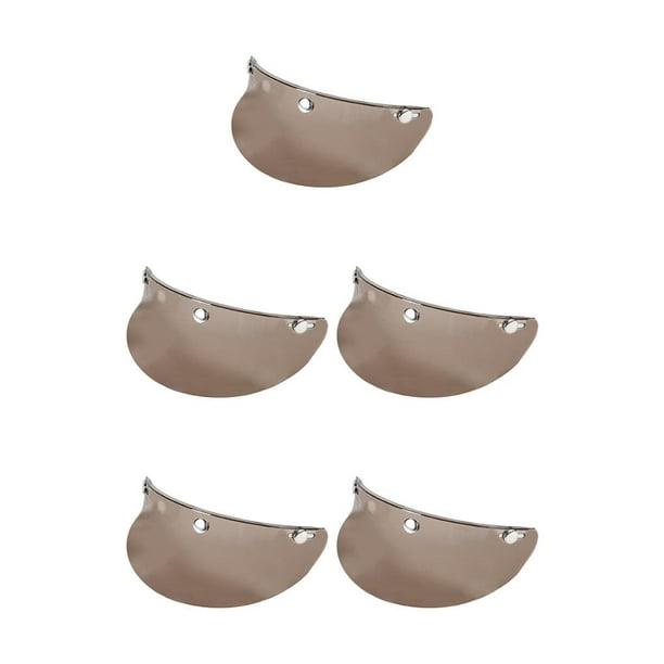 Speravity 3-Snap Visera para casco de motocicleta Peak Sun Visor Té transparente Type2 NO2