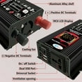 DFITO 6000W Power Inverters,6000W Car Power Inverter, 12v to 110v AC Converter with 1 AC Outlets 4.2A Dual USB Inverter and 1 Car Cigarette Lighter for Truck/RV Power Converter