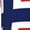2 Black-2, variant on Norway Flag Knee High Socks for Women Long Leg Warmers Socks