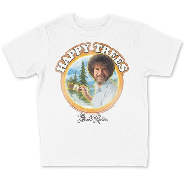 bob ross shirt happy trees