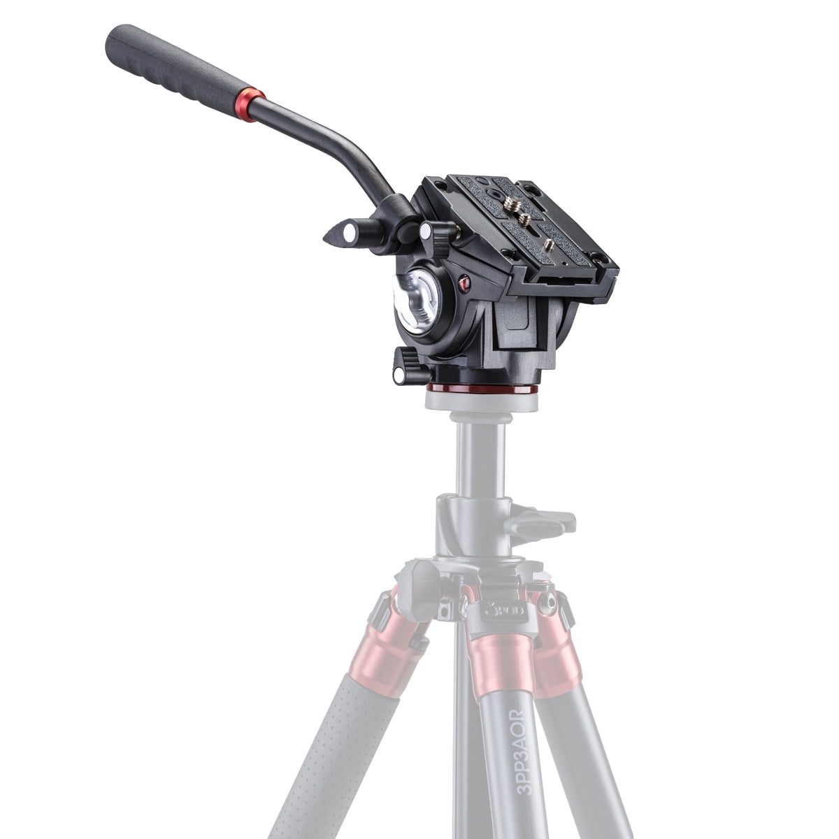 3Pod Orbit 4-Section Aluminum Tripod, Bundle with Q3 Fluid Video Head