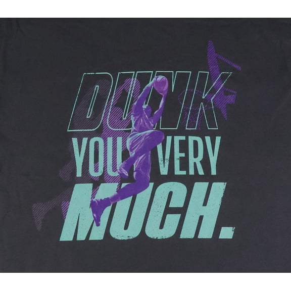 ESPN Dunk You Very Much Graphic Short Sleeve Tee for Men-Medium
