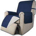 thumbnail image 1 of CHOK 2024 Housse Réversible Résistante à l'Eau pour Fauteuil Inclinable avec Sangles Élastiques Gris/gris Pâle, 1 of 5