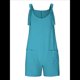 thumbnail image 3 of Cortos de Verano A para Mujer, Casuales Sin Mangas con Bolsillos Lago Azul S, 3 of 9