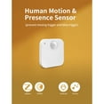 thumbnail image 4 of Tuya ZigBee Human Presence Sensor with Bracket Intelligent PIR+Radar+Brightness APP Control Smart Home Devices,1 x Human presence sensor 1 x USB Type-C Cable 1 x Bracket,White, 4 of 9