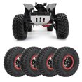thumbnail image 4 of RC Car Tire, Compact Portable 1/10 RC Tire Practical  for Rc Car for Model Car Black,Red,Silver, 4 of 7