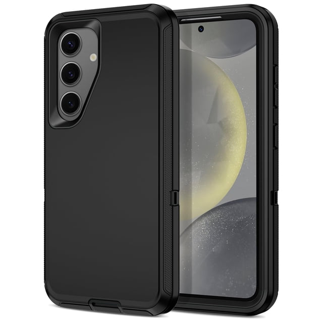 Funda I-HONVA para Samsung Galaxy S24/S25 a prueba de golpes negra