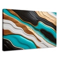 thumbnail image 1 of Cuadro Decorativo Canvas Abstracto Canvas Revolution Río Oro Turquesa 90x60, 1 of 3