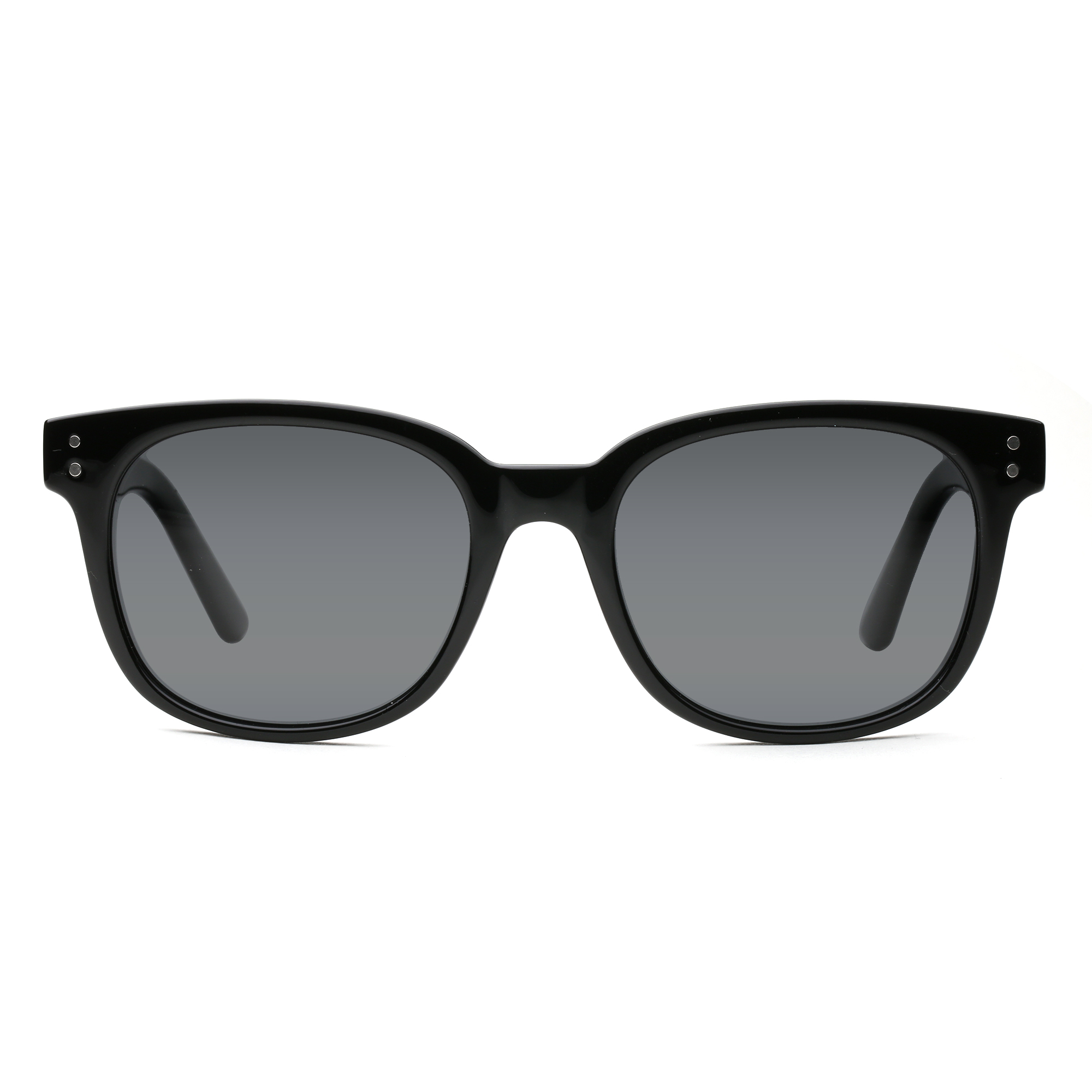 Large Black Square Sunglasses for Women Men, UV Protection 5520145 mm