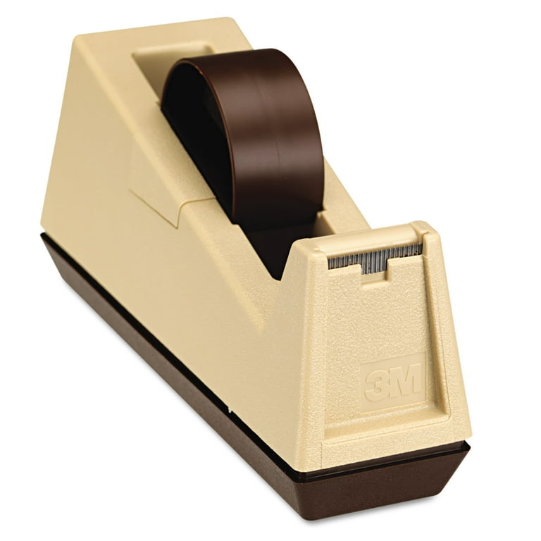 Heavy-Duty Weighted Desktop Tape Dispenser, 3