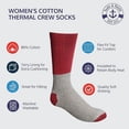 thumbnail image 3 of Yacht & Smith 180 Pairs Case of Thermal Socks, Bulk Pack Thick Warm Winter Boot Sock, Extreme Weather (Womens 9-11), 3 of 5